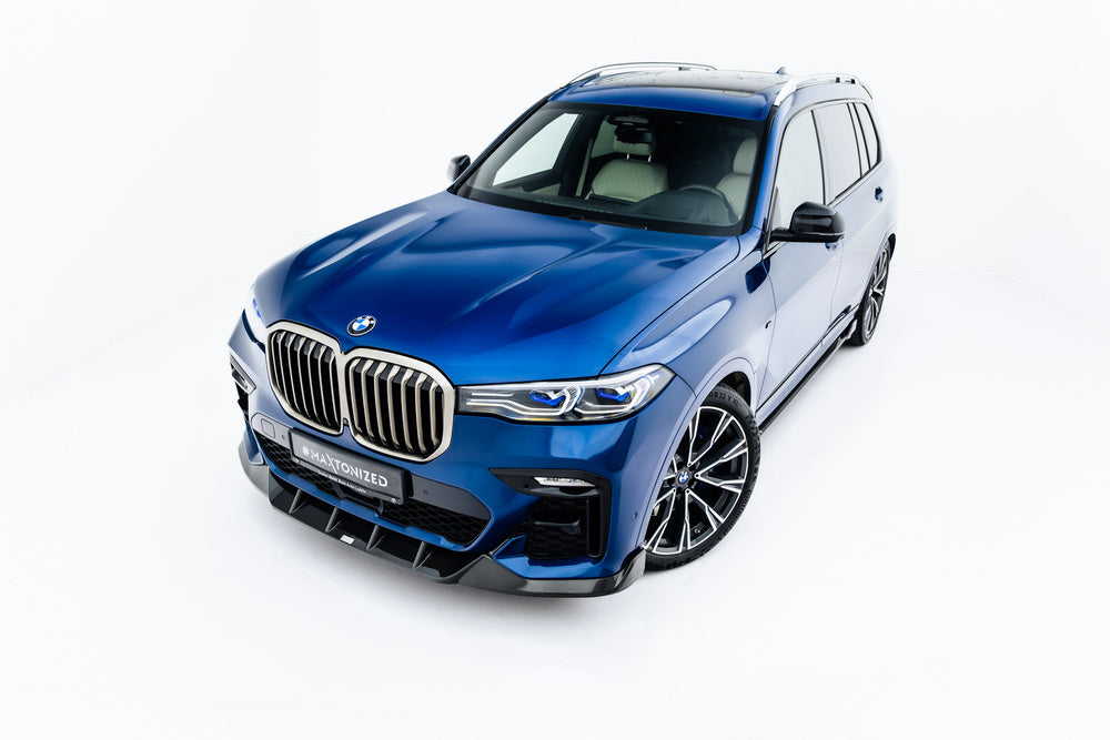 Carbon Frontlippe / Frontsplitter / Frontansatz für BMW X7 M-Paket G07 von Maxton Design