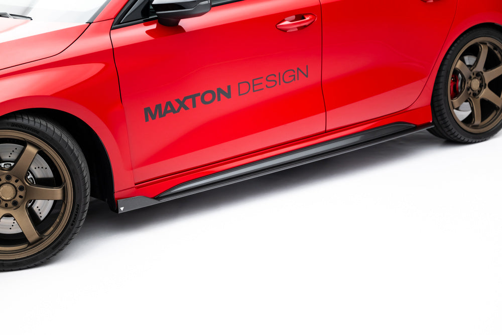 Carbon Seitenschweller Erweiterung V.1 für Audi RS3 Limousine 8Y Facelift von Maxton Design