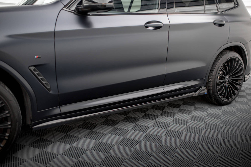 Seitenschweller Erweiterung für BMW X3 M-Pack G01 Facelift von Maxton Design