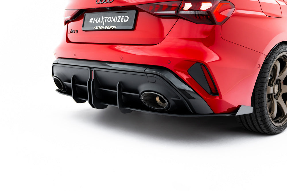 Heckdiffusor Street Pro + Flaps für Audi RS3 8Y Limousine Facelift von Maxton Design