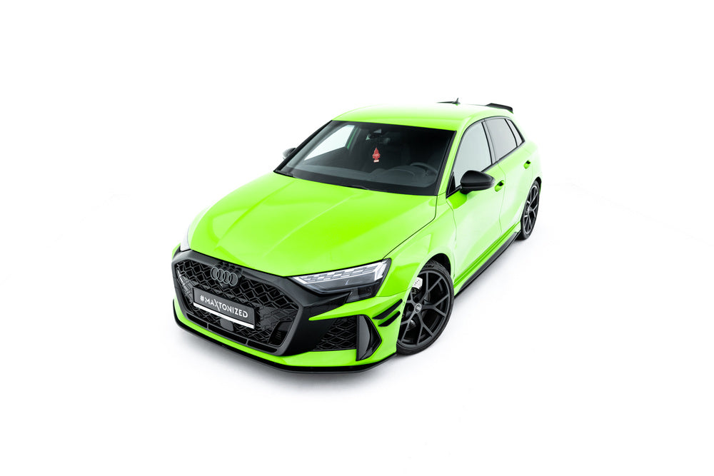 Frontlippe / Frontsplitter / Frontansatz Street Pro für Audi RS3 Sportback 8Y Facelift von Maxton Design