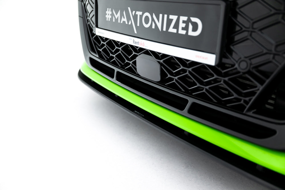 Frontlippe / Frontsplitter / Frontansatz Street Pro mit Flaps für Audi RS3 8Y Sportback 8Y Facelift von Maxton Design