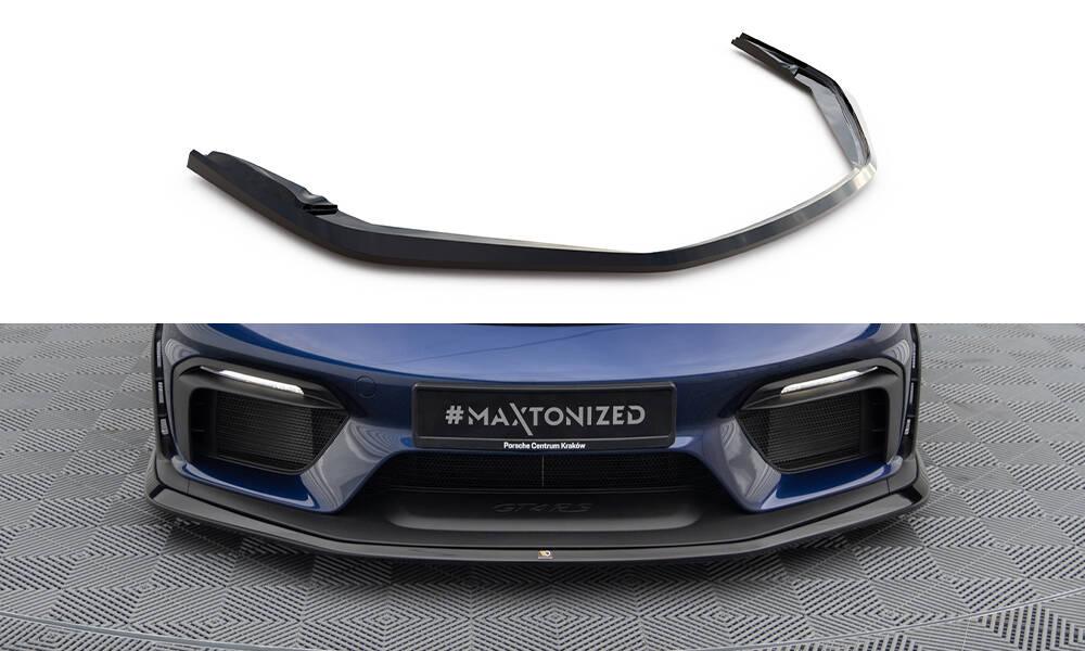 Front Lippe / Front Splitter / Frontansatz für Porsche 718 Cayman GT4 RS 982 von Maxton Design