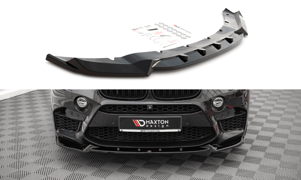 Front Lippe / Front Splitter / Frontansatz V.1 für BMW X6 M F86 von Maxton Design