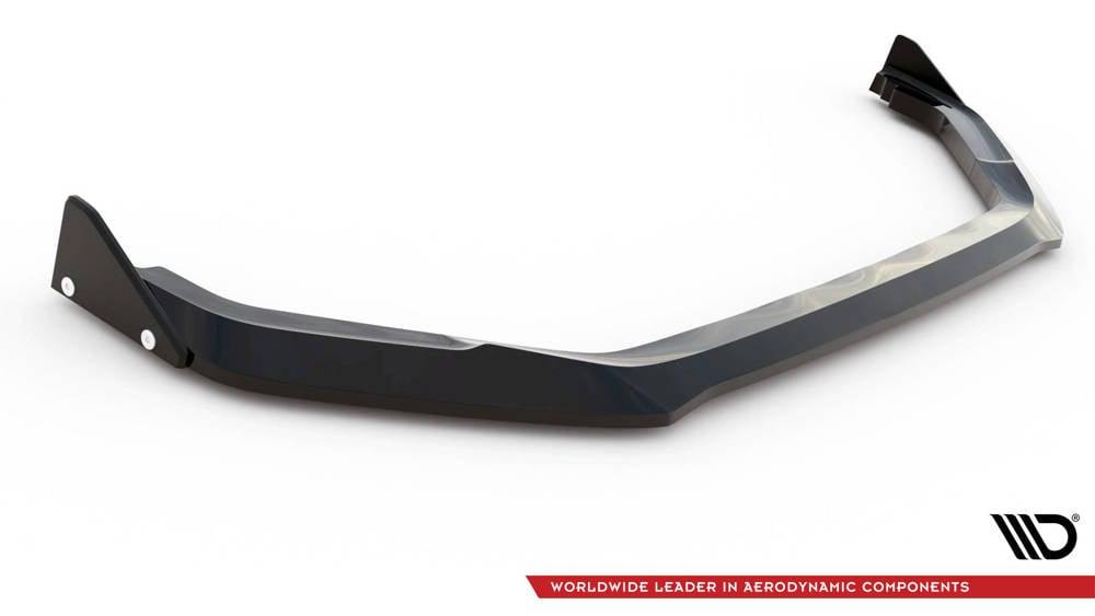 Front Lippe / Front Splitter / Frontansatz mit Flaps für Honda Civic X Sport von Maxton Design