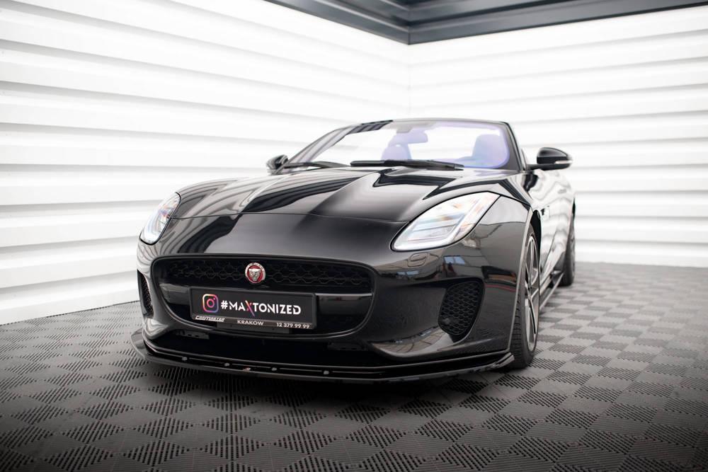 Front Lippe / Front Splitter / Frontansatz V.1 für Jaguar F-Type X152 Facelift von Maxton Design