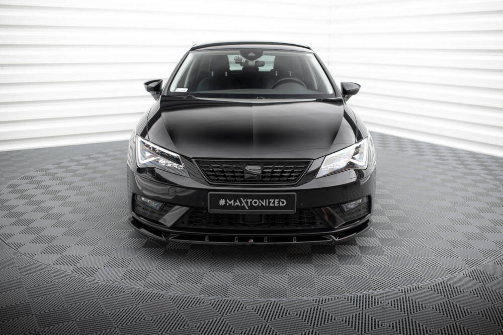 Front Lippe / Front Splitter / Frontansatz V.3 für Renault Megane RS MK4 von Maxton Design