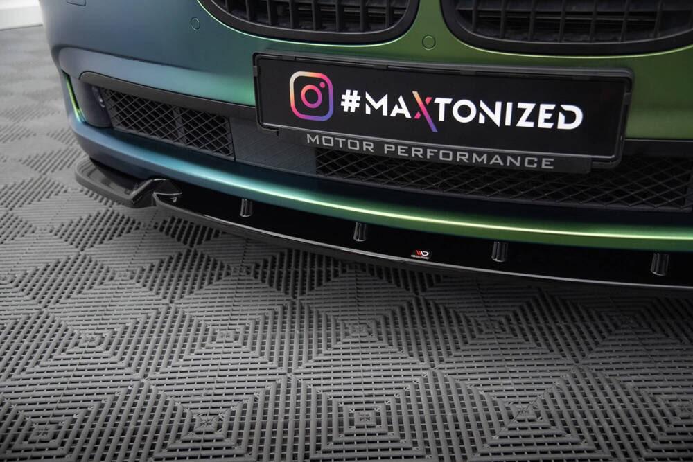 Front Lippe / Front Splitter / Frontansatz V.2 für BMW 7er F01 von Maxton Design
