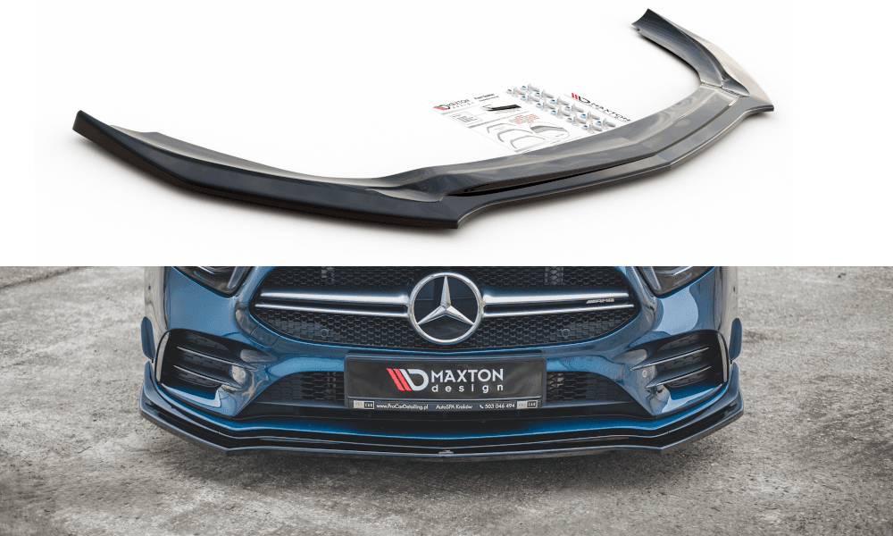 Front Lippe / Front Splitter / Frontansatz V.2 Mercedes A35 AMG W177 von Maxton Design