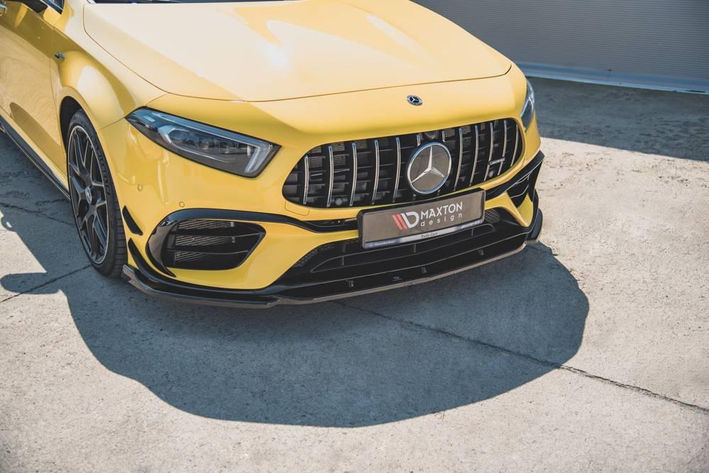Front lip / front splitter / front apron V.2 Mercedes-AMG A 45 S W177 by Maxton Design
