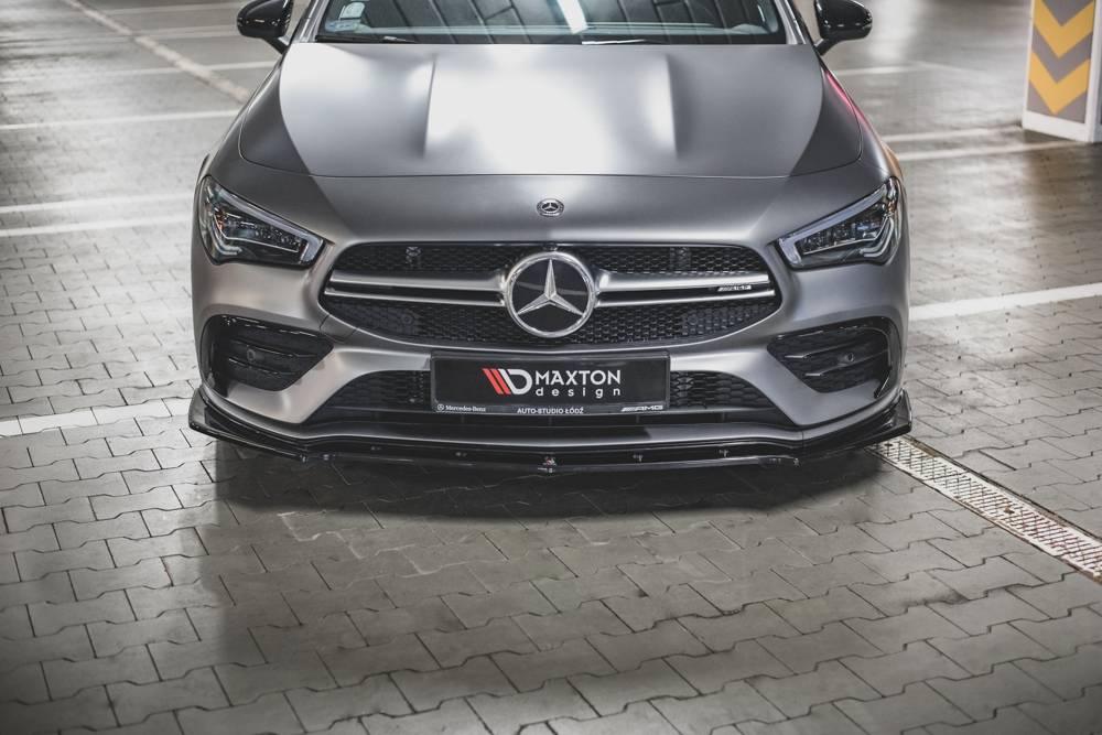 Maxton Design Frontlippe / Frontsplitter V.2 für Mercedes-AMG CLA 35 AERO C118