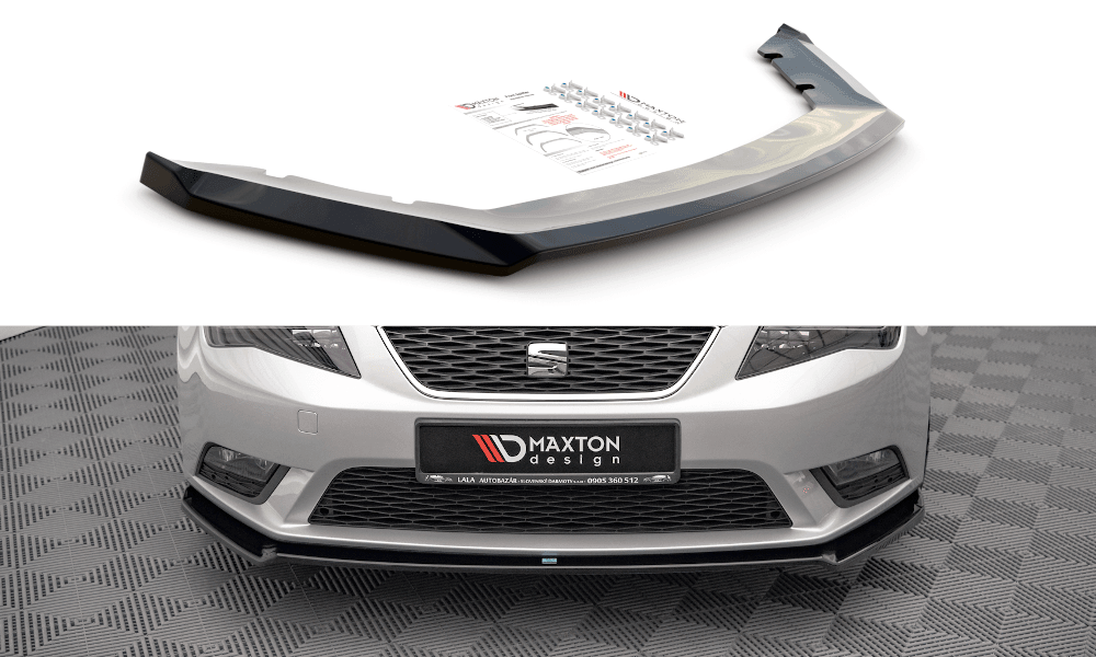Front Splitter / Cup Schwert / Frontansatz V.2 für Seat Leon Mk3 von Maxton Design