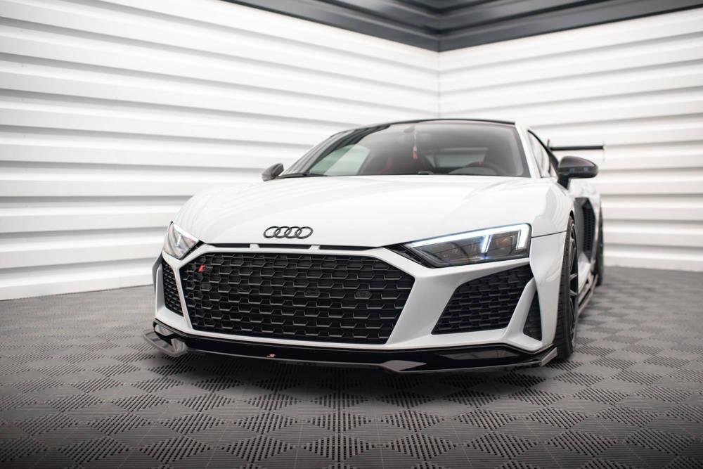 Front Lippe / Front Splitter / Frontansatz V.3 für Audi R8 MK2 Facelift von Maxton Design