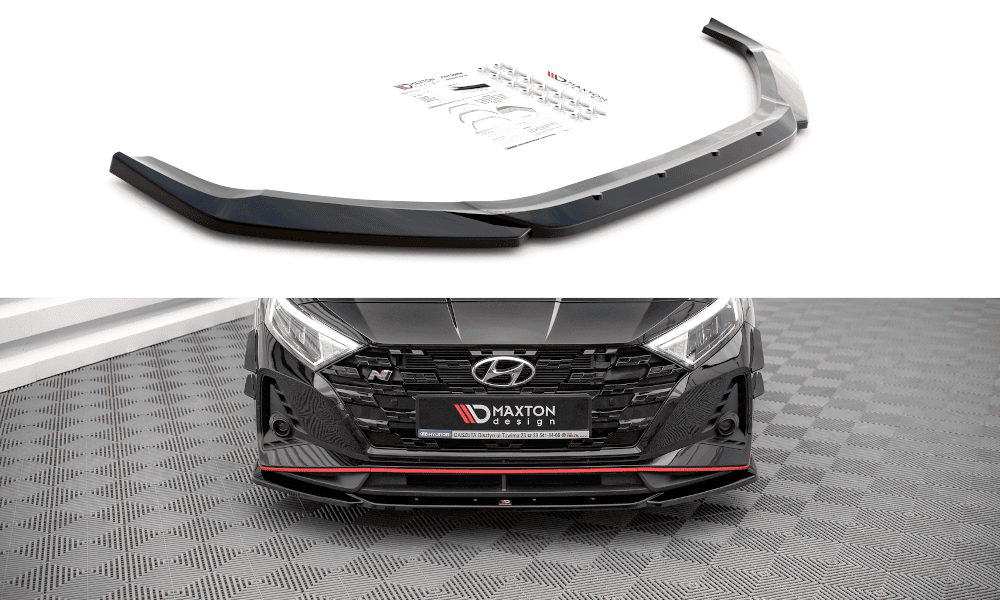 Front Diffusor / Front Splitter / Cup Schwert / Frontansatz V.3 für Hyundai i20 N BC3 von Maxton Design