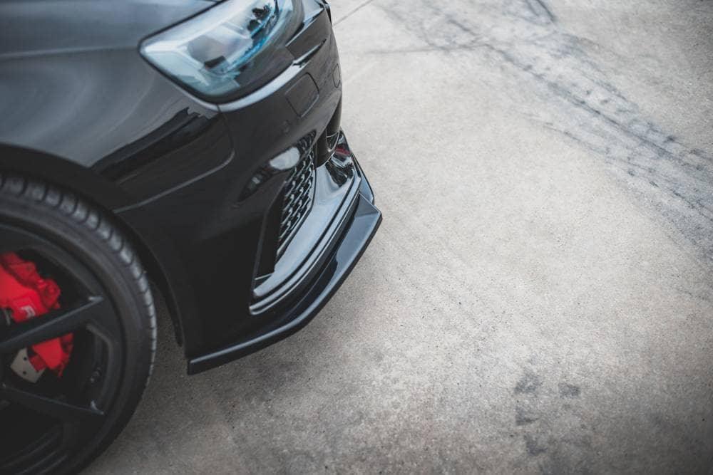 Front Lippe / Front Splitter / Frontansatz V.4 für Audi RS3 8V Facelift Sportback von Maxton Design