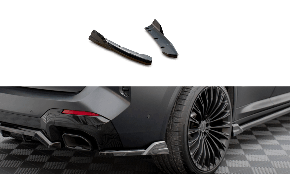 Seitliche Heck Diffusor Erweiterung für BMW X3 G01 M-Paket Facelift von Maxton Design