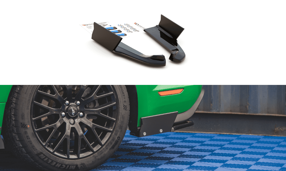 Seitliche Heck Diffusor Erweiterung für Ford Mustang GT MK6 FL von Maxton Design