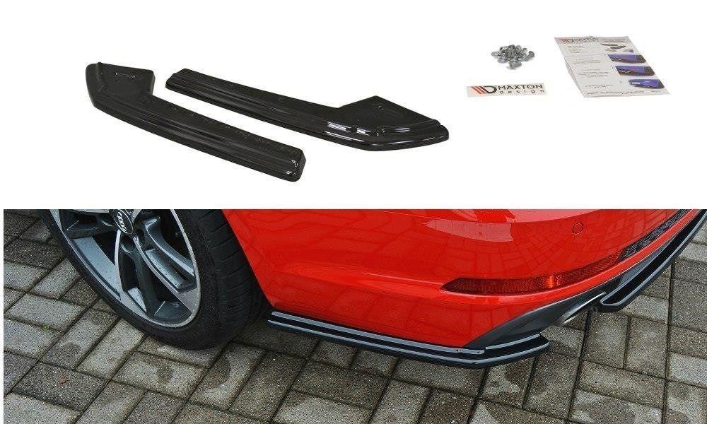 Seitliche Heck Diffusor Erweiterung für Audi A4 B9 8W S-Line von Maxton Design