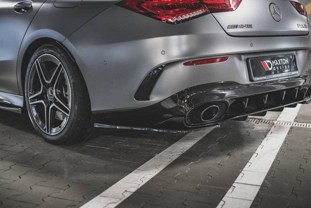 Seitliche Heck Diffusor Erweiterung für Mercedes CLA 35 AMG C118 von Maxton Design