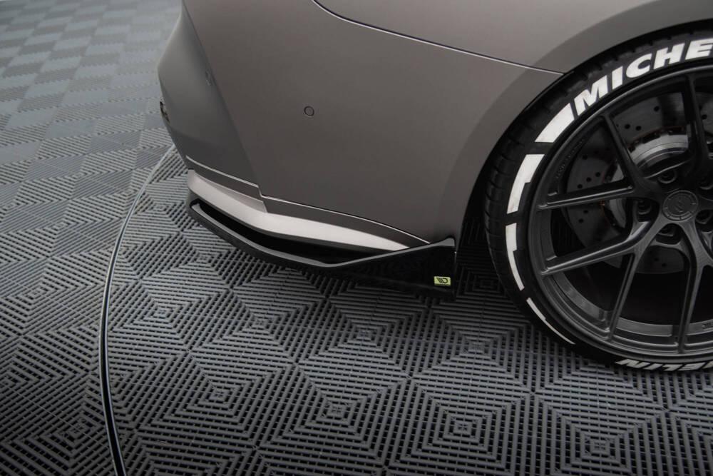 Seitliche Heck Diffusor Erweiterung V.3 CSL Look für BMW M4 G82 von Maxton Design