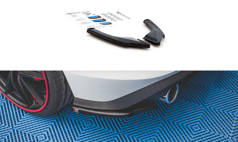 Maxton Design Seitliche Heck Diffusor Erweiterung für VW Golf 8 GTI