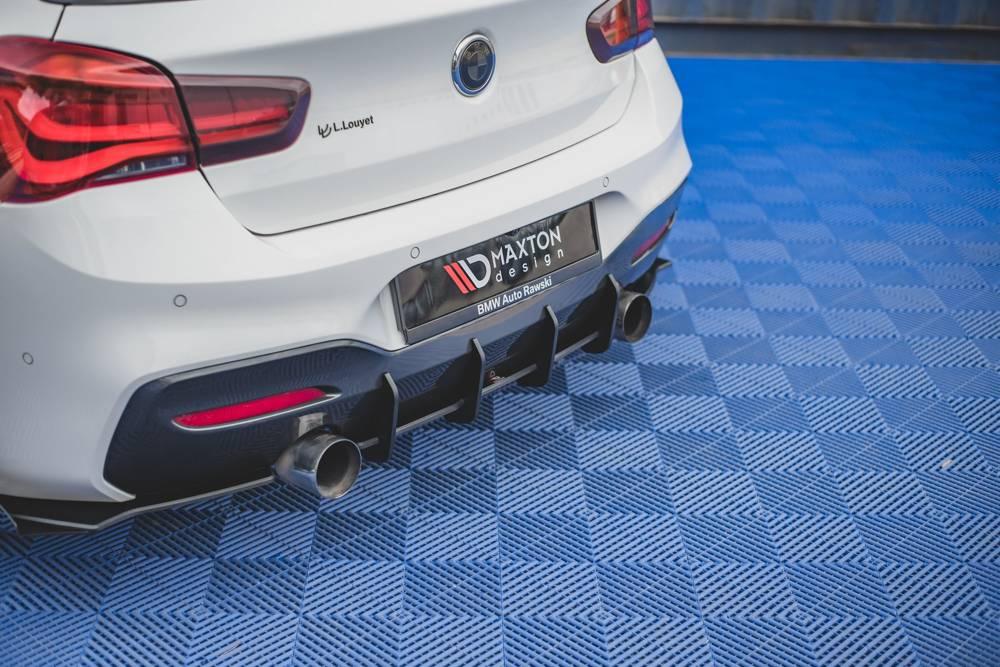 Zentraler Hinterer Splitter für Audi A6 Avant C8 S-Line von Maxton Design