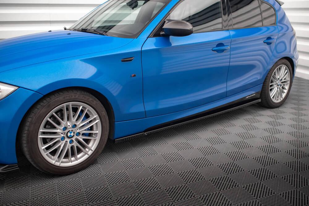 Seitenschweller Erweiterung für BMW 1er E87 M-Paket Facelift von Maxton Design
