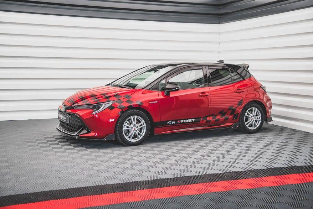 Seitenschweller Erweiterung mit Flaps für Toyota Corolla GR Sport von Maxton Design