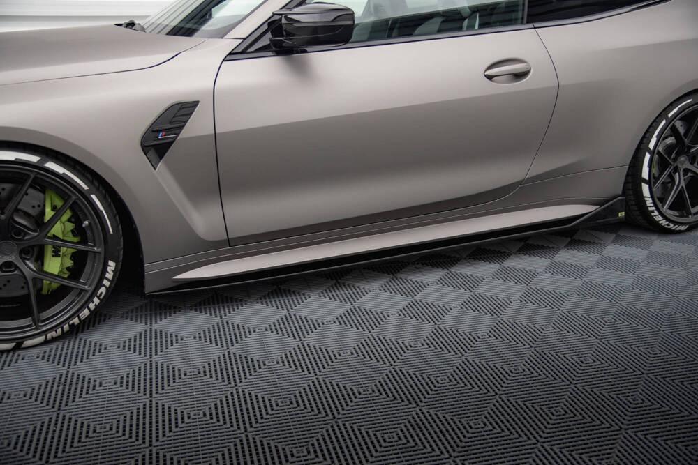 Seitenschweller Erweiterung V.3 CSL Look für BMW M4 G82 von Maxton Design