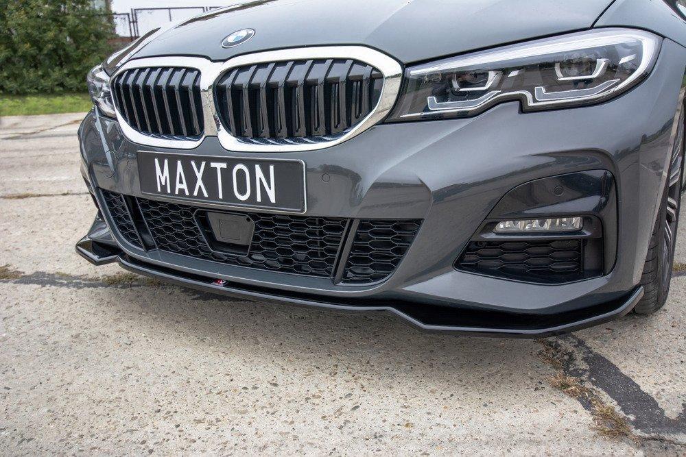 Front Lippe / Front Splitter / Frontansatz V.2 für BMW 3 G20 M-Packet von Maxton Design