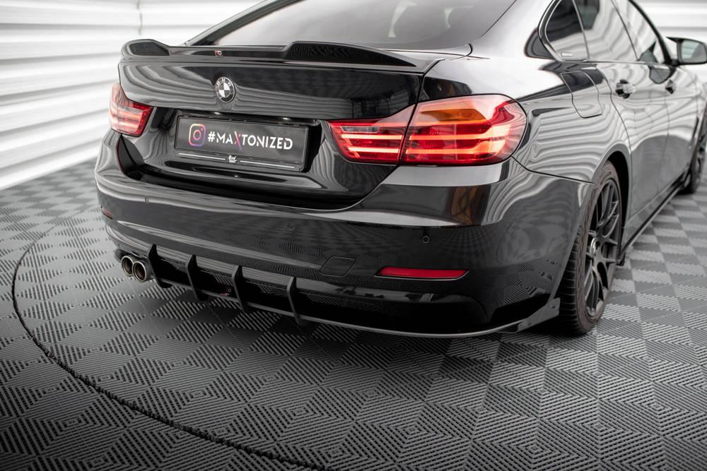 Zentraler Hinterer Splitter für Porsche Panamera E-Hybrid 971 Facelift von Maxton Design