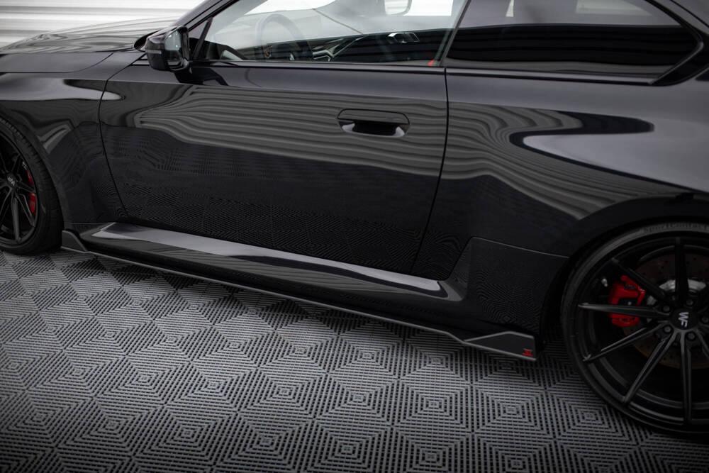 Seitenschweller Erweiterung Street Pro V.2 für BMW M2 G87 von Maxton Design