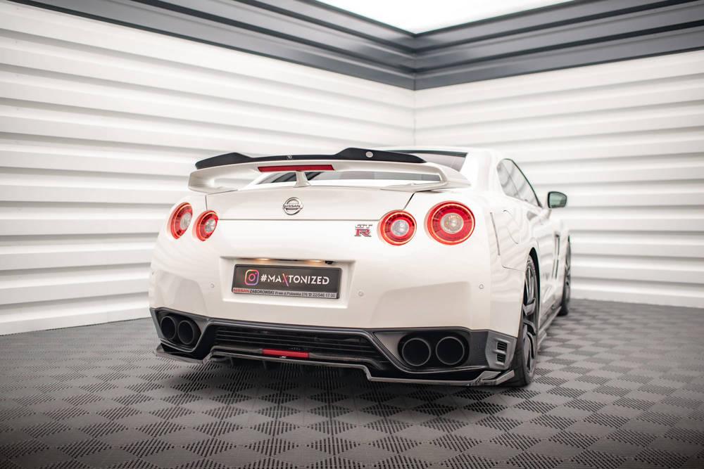 Zentraler Hinterer Splitter für Nissan GTR R35 Facelift von Maxton Design