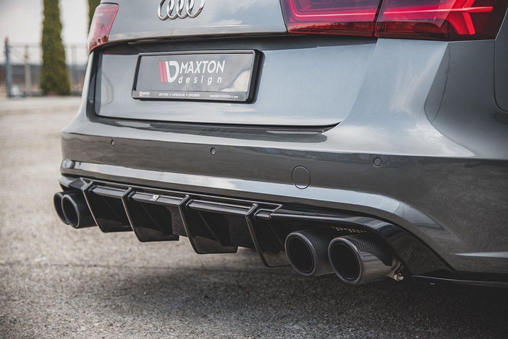 Heck Diffusor für Audi A6 S-Line C7 FL von Maxton Design - UPGRADEMYCAR