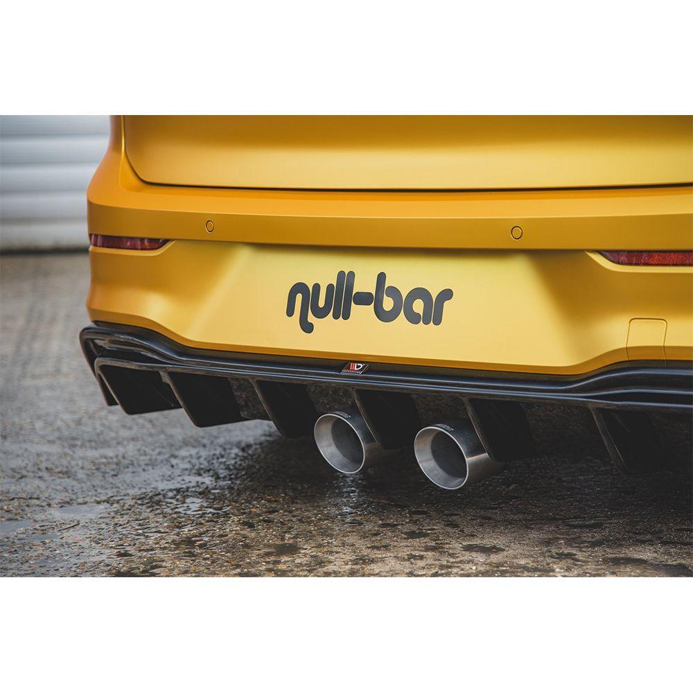 Heck Diffusor im Set mit Auspuff für VW Golf 8 für R32 Look von Maxton Design - UPGRADEMYCAR