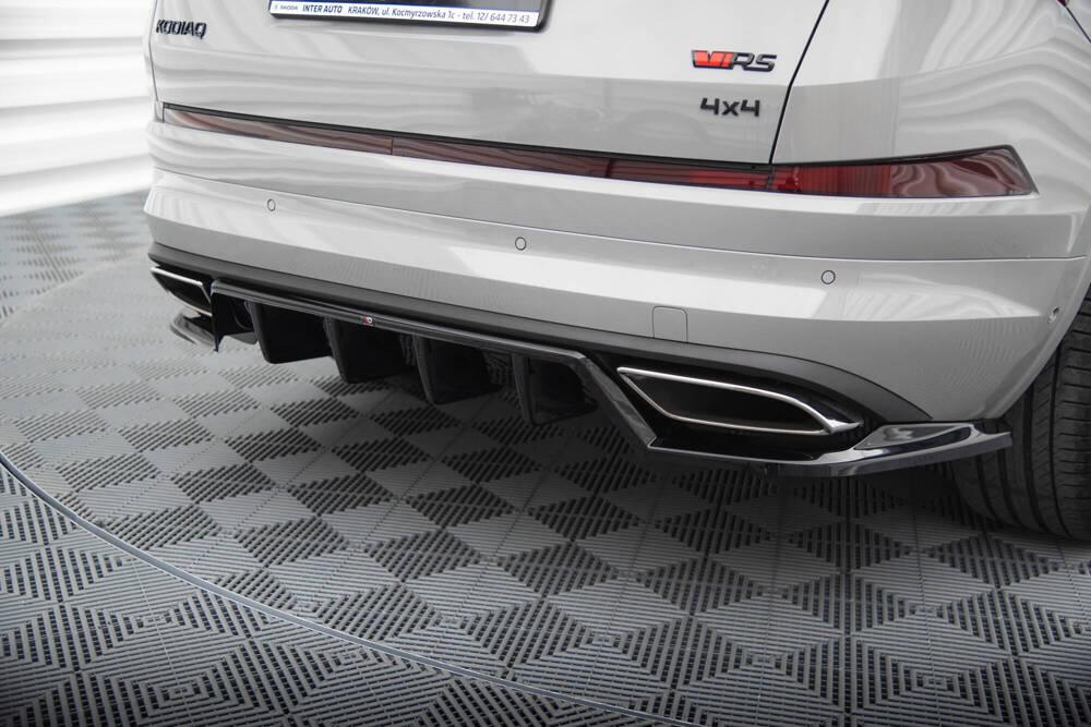Zentraler Hinterer Splitter für Skoda Kodiaq RS NS Facelift von Maxton Design