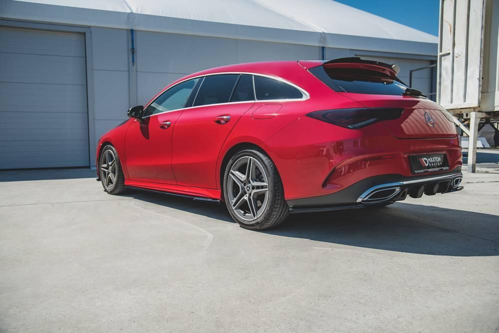 Seitenschweller Erweiterung für Mercedes CLA AMG-Line C118 von Maxton Design