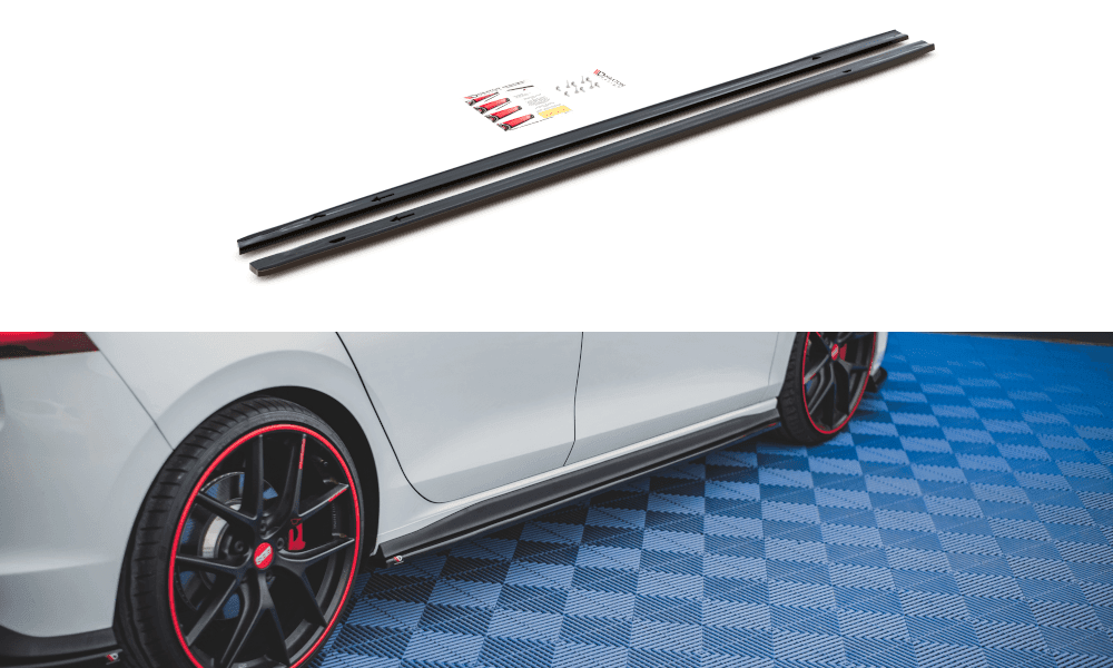 Seitenschweller Erweiterung für VW Golf 8 GTI von Maxton Design - UPGRADEMYCAR