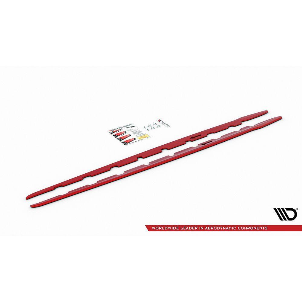 Hochwertige, formschöne und passgenaue Seitenschweller Erweiterung V.2 für BMW 1er F40 M-Paket / M135i von Maxton Design