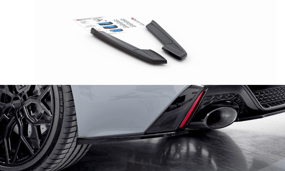 Seitliche Heck Diffusor Erweiterung für Audi RS6 C8 von Maxton Design - UPGRADEMYCAR