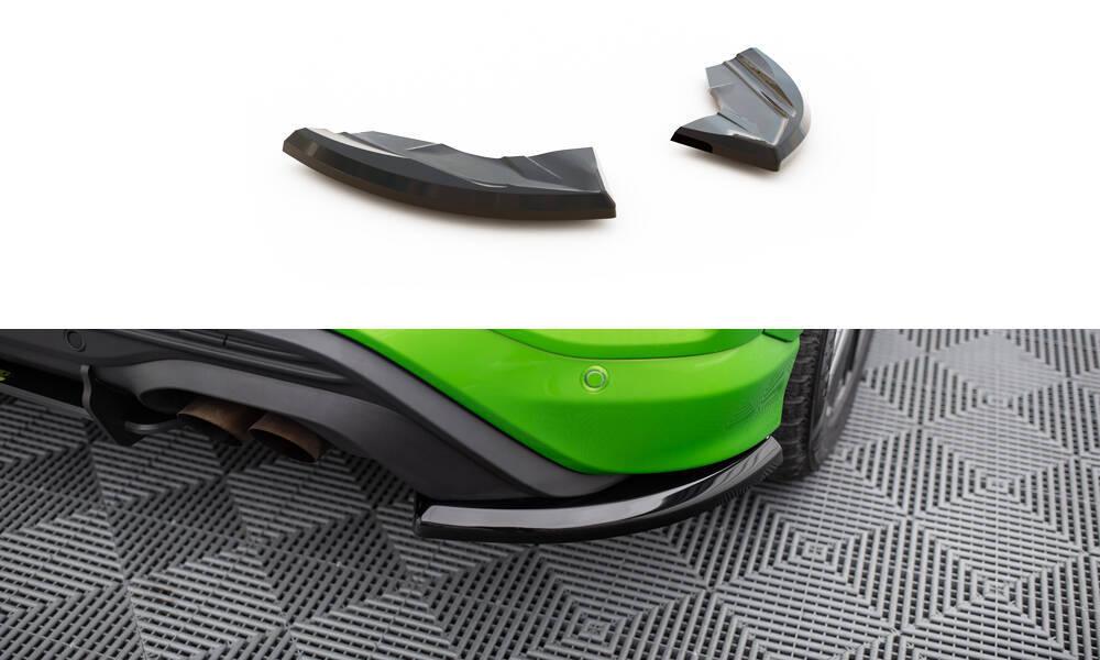 Seitliche Heck Diffusor Erweiterung V.4 für Skoda Octavia RS NX von Maxton Design