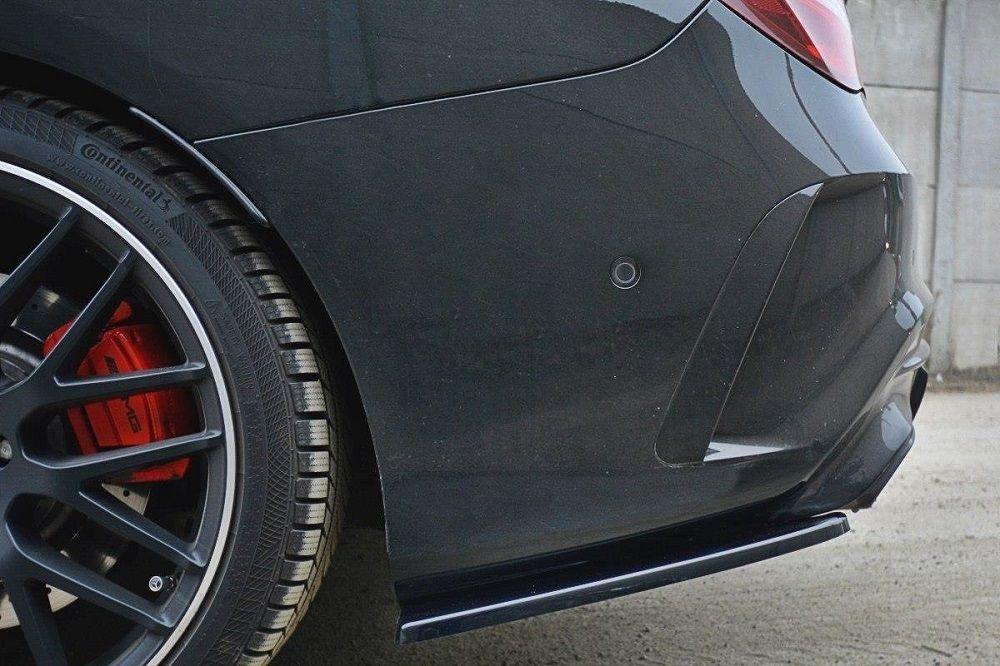 Seitliche Heck Diffusor Erweiterung für Mercedes CLA A45 AMG C117 Facelift von Maxton Design - UPGRADEMYCAR