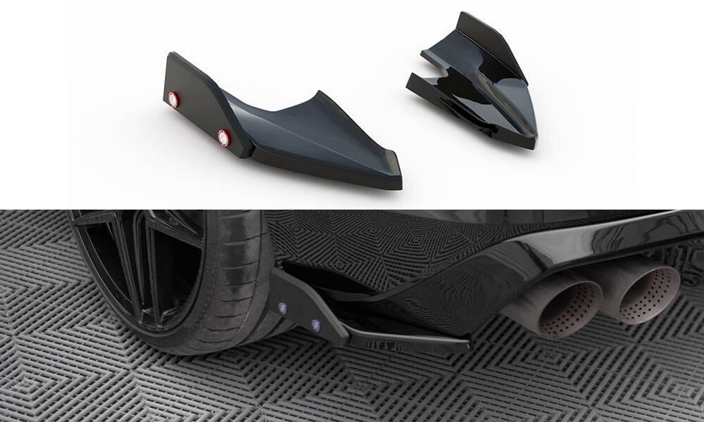 Seitliche Heck Diffusor Erweiterung V.3 für VW Golf 8 GTI von Maxton Design