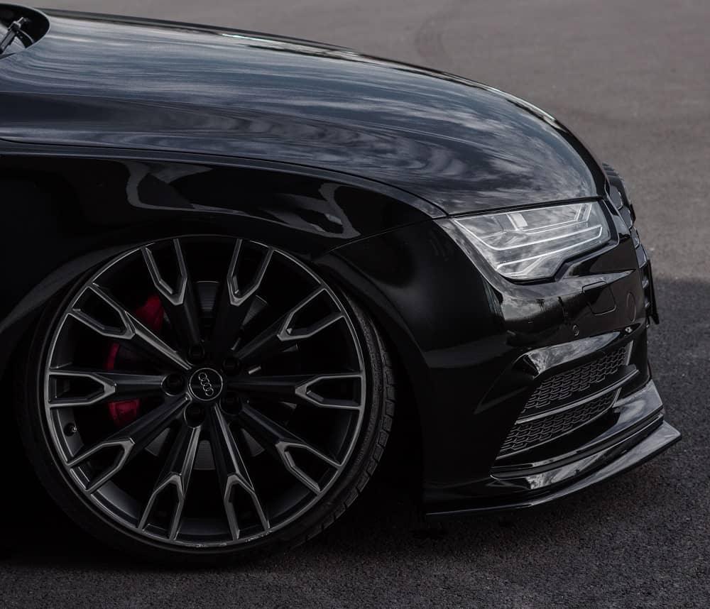 Front lip / front splitter / front apron for Audi S7 / A7 S-Line C7 FL by Maxton Design