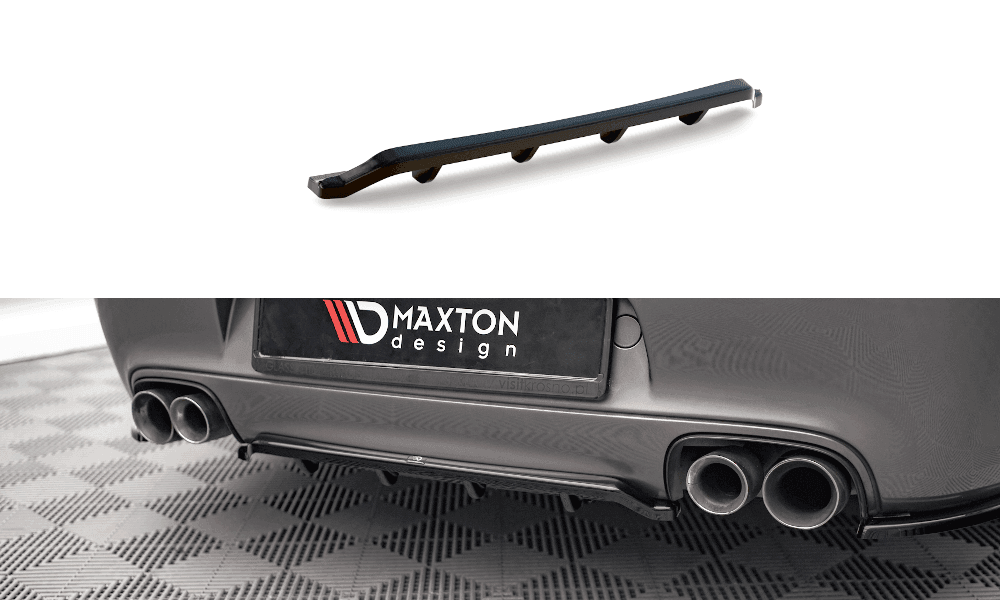 Zentraler Hinterer Splitter für Porsche 911 Carrera 997.2 von Maxton Design