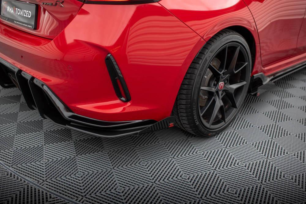 Zentraler Hinterer Splitter mit Flaps für Honda Civic X Sport von Maxton Design