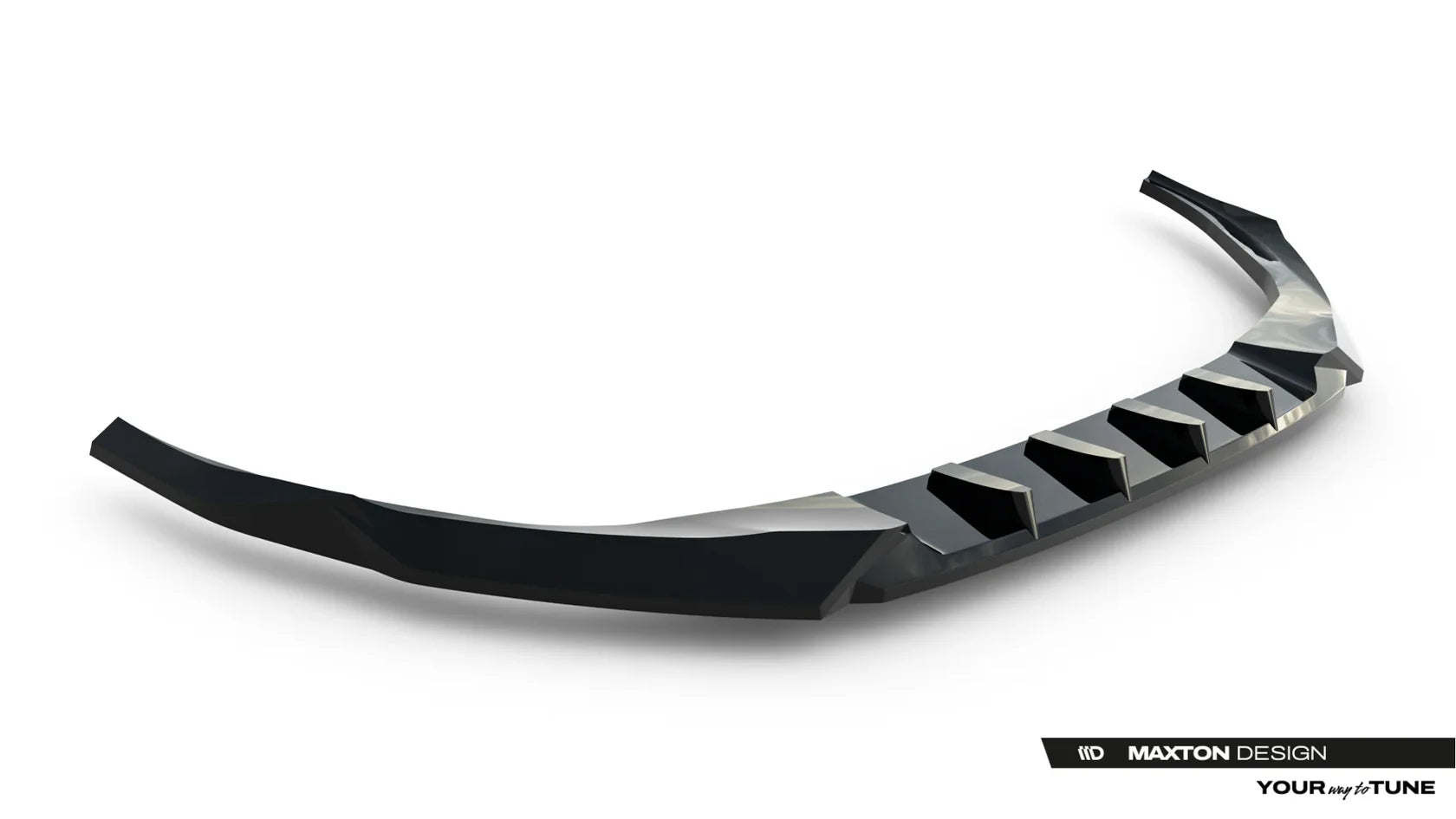 Maxton Design Frontlippe / Frontsplitter V.1 für Audi A3 Limousine 8Y Facelift