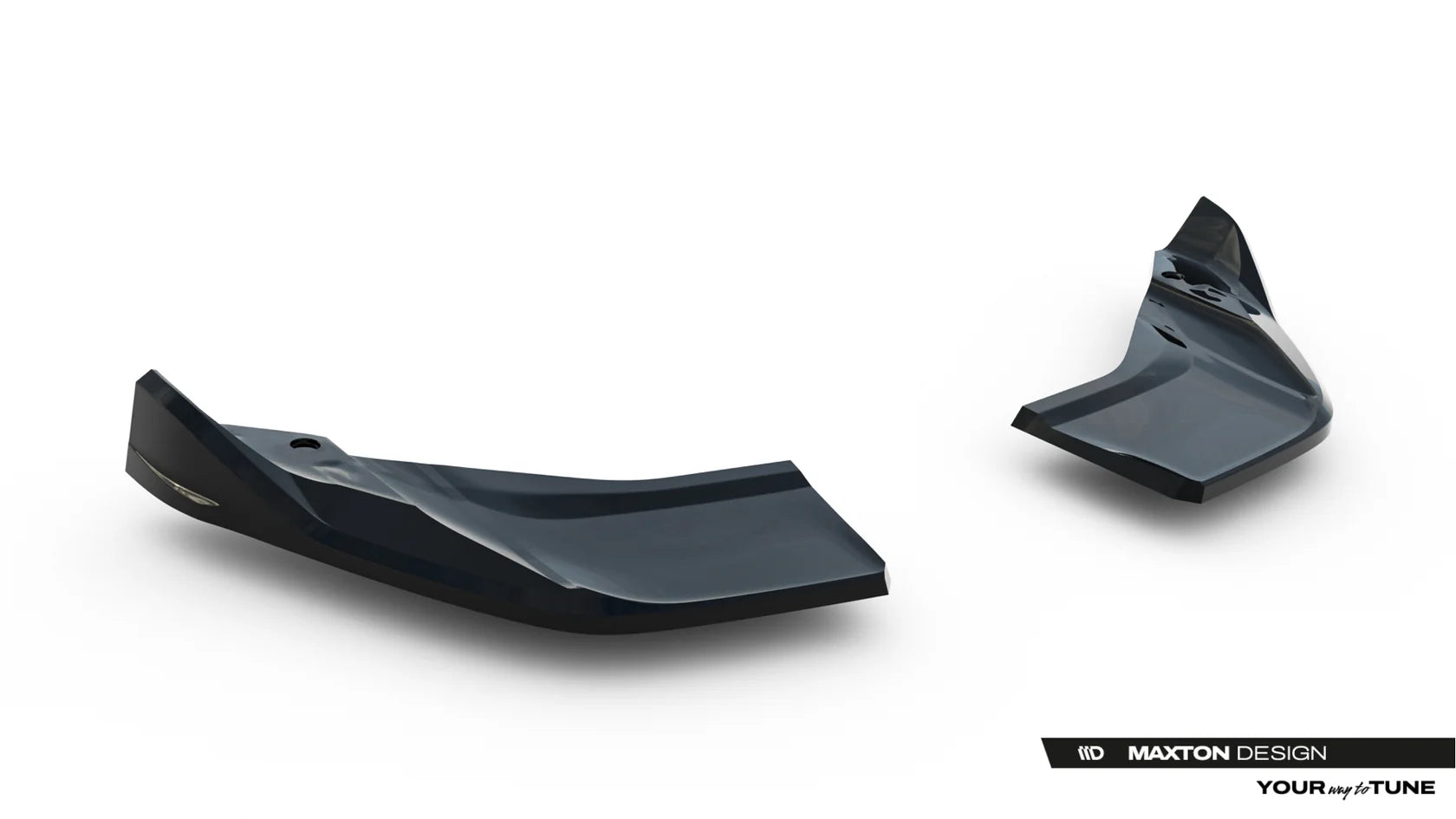 Maxton Design Seitliche Heckdiffusor Erweiterung V.1 für Cupra Leon Schrägheck Mk1 Facelift