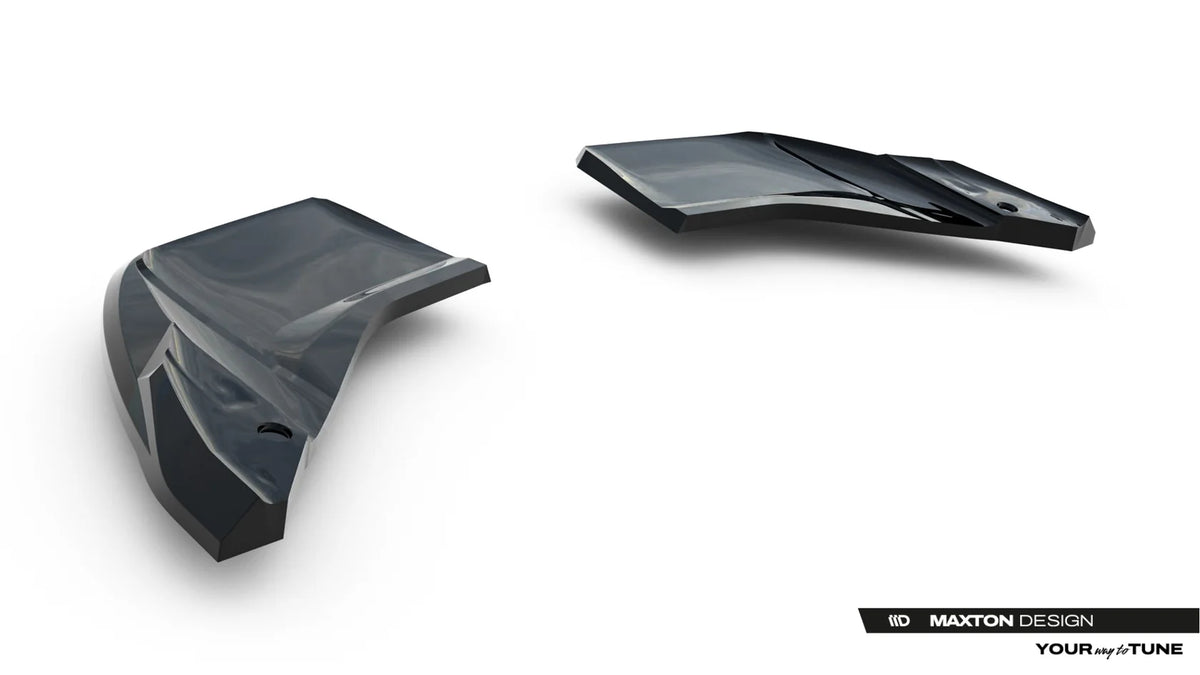 Maxton Design Seitliche Heckdiffusor Erweiterung V.2 für Cupra Leon Schrägheck Mk1 Facelift