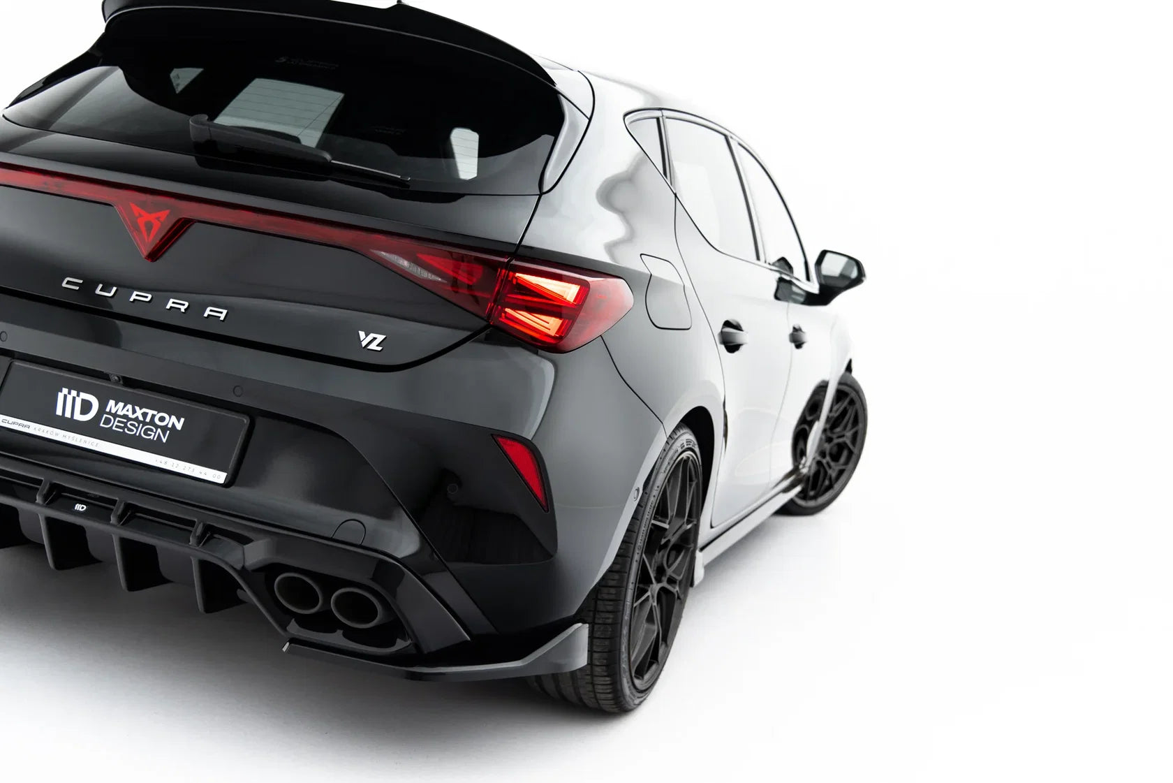 Maxton Design Seitliche Heckdiffusor Erweiterung V.1 für Cupra Leon Schrägheck Mk1 Facelift